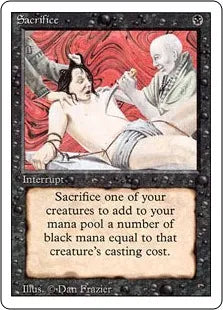 《Sacrifice》[3ED] 黒U