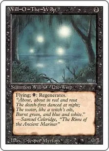 《鬼火/Will-o'-the-Wisp》[3ED] 黒R