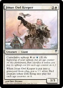 《ヨツンの梟匠/Jotun Owl Keeper》[CSP] 白U