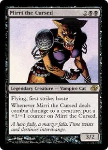 《呪われたミリー/Mirri the Cursed》[PLC] 黒R