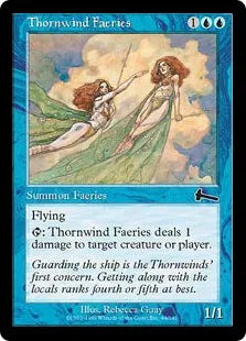 《ソーンウィンド・フェアリー/Thornwind Faeries》[ULG] 青C