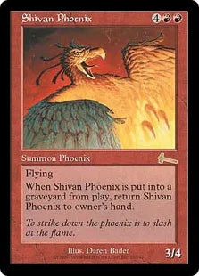 《シヴのフェニックス/Shivan Phoenix》[ULG] 赤R
