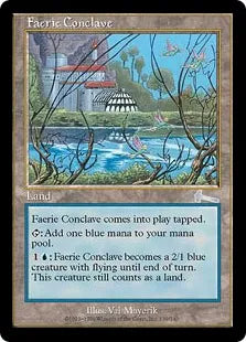 《フェアリーの集会場/Faerie Conclave》[ULG] 土地U