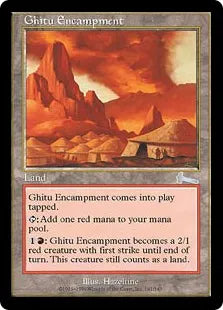 《ギトゥの宿営地/Ghitu Encampment》[ULG] 土地U