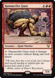 《槌拳の巨人/Hammerfist Giant》[C15] 赤R