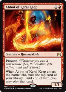 《ケラル砦の修道院長/Abbot of Keral Keep》[ORI] 赤R