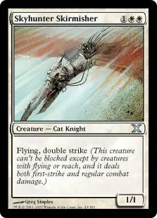 《空狩人の散兵/Skyhunter Skirmisher》[10ED] 白U