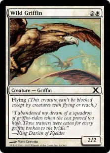 《野生のグリフィン/Wild Griffin》[10ED] 白C
