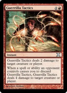 《ゲリラ戦術/Guerrilla Tactics》[10ED] 赤U