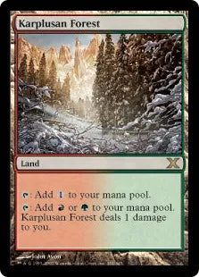 《カープルーザンの森/Karplusan Forest》[10ED] 土地R