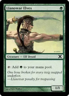 《ラノワールのエルフ/Llanowar Elves》[10ED] 緑C