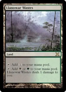 《ラノワールの荒原/Llanowar Wastes》[10ED] 土地R