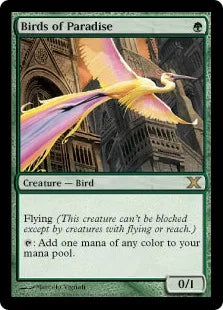 《極楽鳥/Birds of Paradise》[10ED] 緑R