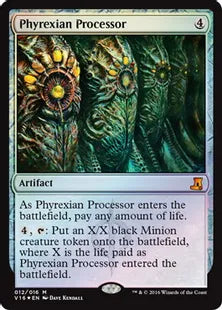 《ファイレクシアの処理装置/Phyrexian Processor》[FtV:Lore] 茶