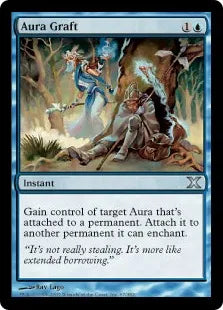 《オーラの移植/Aura Graft》[10ED] 青U