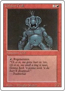 《ウスデン・トロール/Uthden Troll》[3ED] 赤U
