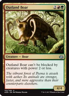 《辺境地の猪/Outland Boar》 [AER] 金U