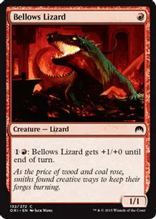 《ふいごトカゲ/Bellows Lizard》[ORI] 赤C