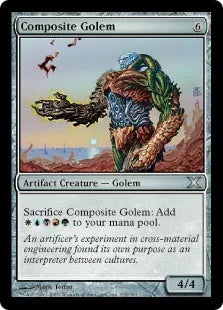 《合成ゴーレム/Composite Golem》[10ED] 茶U