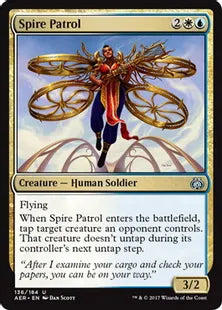 《尖塔の巡回員/Spire Patrol》 [AER] 金U