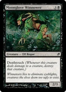 《ツキノテブクロの選別者/Moonglove Winnower》[LRW] 黒C