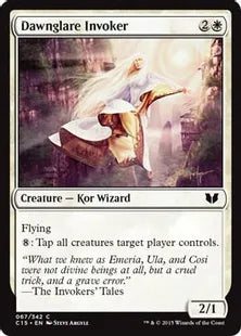 《暁輝きの発動者/Dawnglare Invoker》[C15] 白C