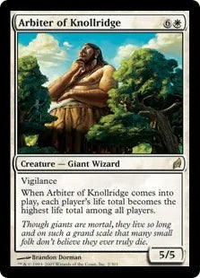 《ノールリッジの裁き人/Arbiter of Knollridge》[LRW] 白R