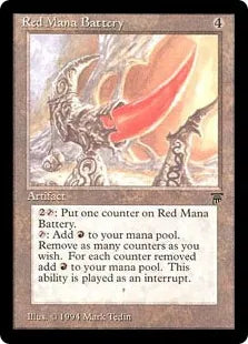 《赤の魔力貯蔵器/Red Mana Battery》[LEG] 茶U