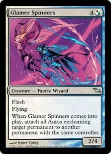 《魔法を回す者/Glamer Spinners》[SHM] 混U