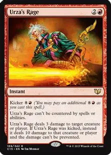 《ウルザの激怒/Urza's Rage》[C15] 赤R