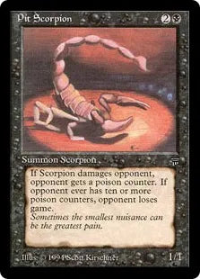 《地獄の蠍/Pit Scorpion》[LEG] 黒C
