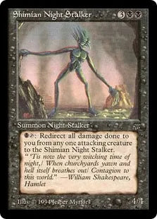 《シミアの夜魔/Shimian Night Stalker》[LEG] 黒U