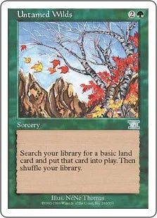 《荒々しき自然/Untamed Wilds》[6ED] 緑U
