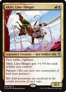 《綱投げ、アキリ/Akiri, Line-Slinger》[C16] 金R
