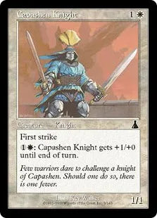 《キャパシェンの騎士/Capashen Knight》[UDS] 白C