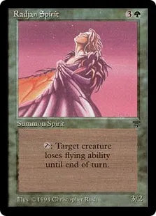 《ラジャンの精/Radjan Spirit》[LEG] 緑U
