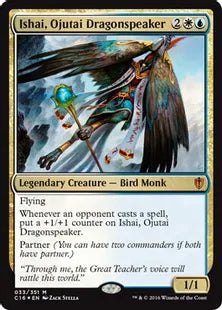 《オジュタイの龍語り、イーシャイ/Ishai, Ojutai Dragonspeaker》[C16] 金R