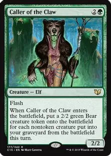 《鉤爪の統率者/Caller of the Claw》[C15] 緑R
