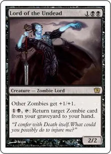 《アンデッドの王/Lord of the Undead》[9ED] 黒R