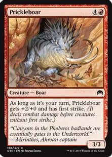 《トゲイノシシ/Prickleboar》[ORI] 赤C