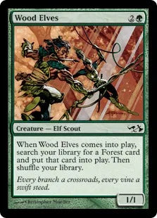 《ウッド・エルフ/Wood Elves》[EVG] 緑C