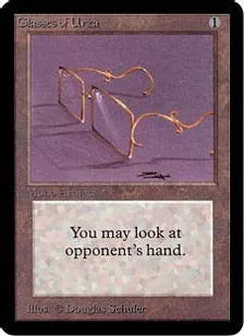《ウルザの眼鏡/Glasses of Urza》[LEA] 茶U