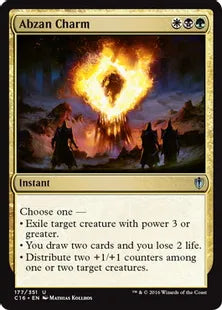 《アブザンの魔除け/Abzan Charm》[C16] 金U