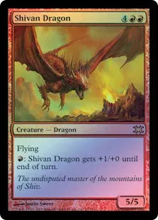 《シヴ山のドラゴン/Shivan Dragon》[FtV:Dragons] 赤