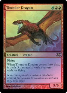 《雷のドラゴン/Thunder Dragon》[FtV:Dragons] 赤
