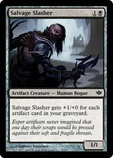 《回収する斬鬼/Salvage Slasher》[CON] 黒C
