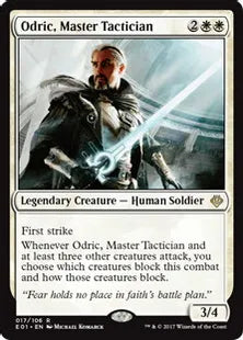 《熟練の戦術家、オドリック/Odric, Master Tactician》[ANN] 白R