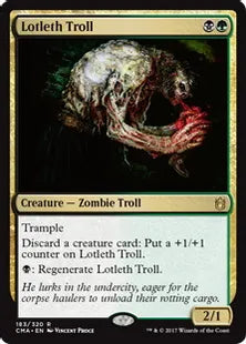 《ロッテスのトロール/Lotleth Troll》[CMA17] 金R