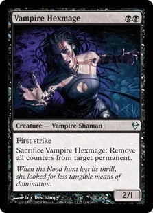 《吸血鬼の呪詛術士/Vampire Hexmage》[ZEN] 黒U