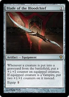 《血の長の刃/Blade of the Bloodchief》[ZEN] 茶R